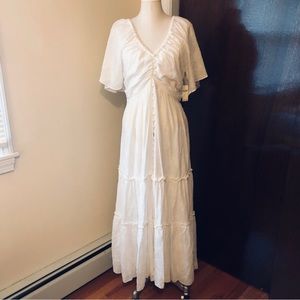 Anthropologie Tiered Maxi Dress NWT